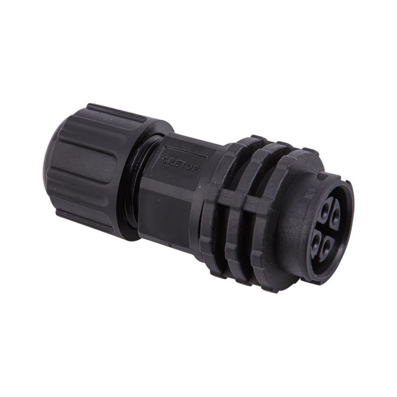 RGBW 5Pin Black Waterproof IP67 LED Connector Hanne Hun